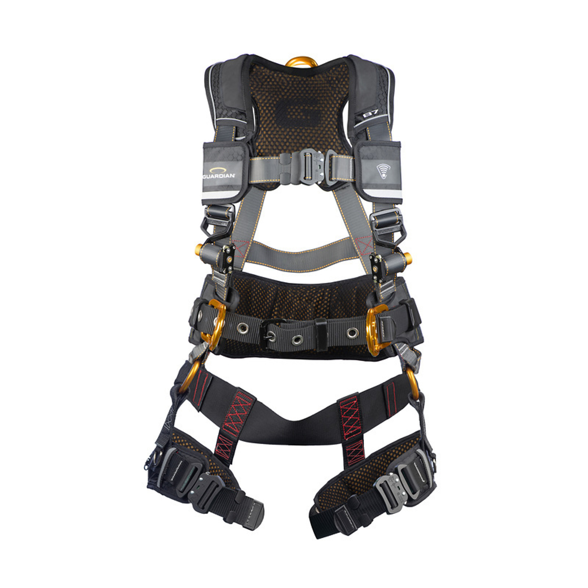 Guardian Fall Protection B7-Comfort Full Body Harness — Patent-Pending DiaLock Torso Adjusters, Model# 3740084